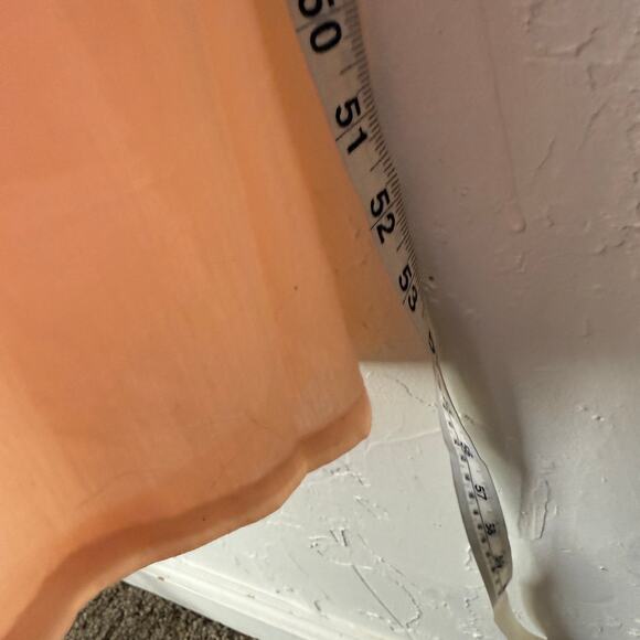 1970s Donna Richard for Gilligan & O’Malley Peach Lace Nightgown Maxi Dress VTG - Picture 7 of 8